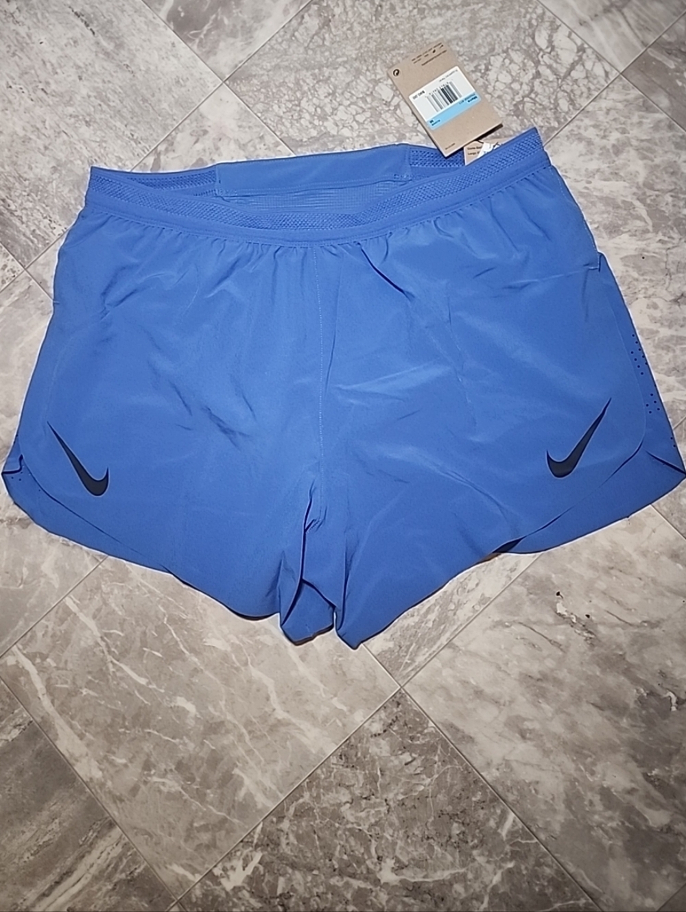 Nike Dri-Fit ADV Aeroswift Men's Size M 4" Lined Running Shorts  FN3352 411 Blue